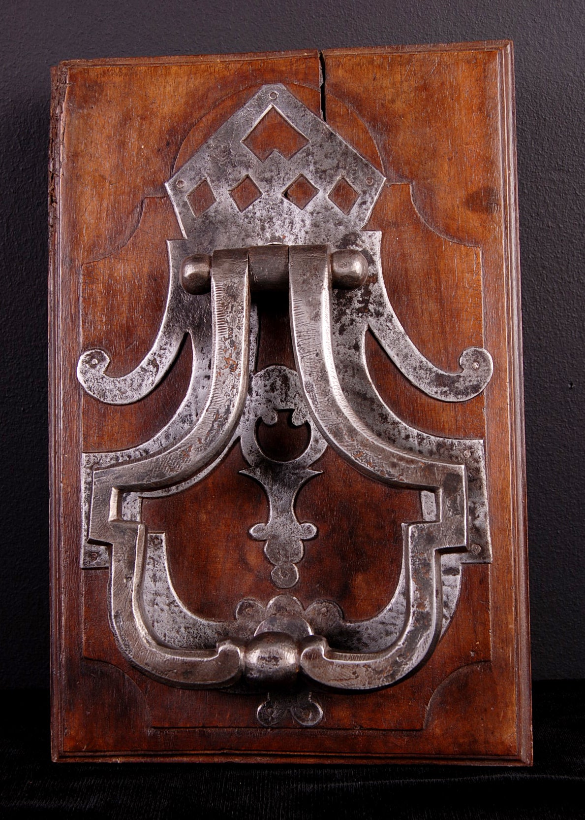 17th Century French Hand-Forged Iron Door Knocker