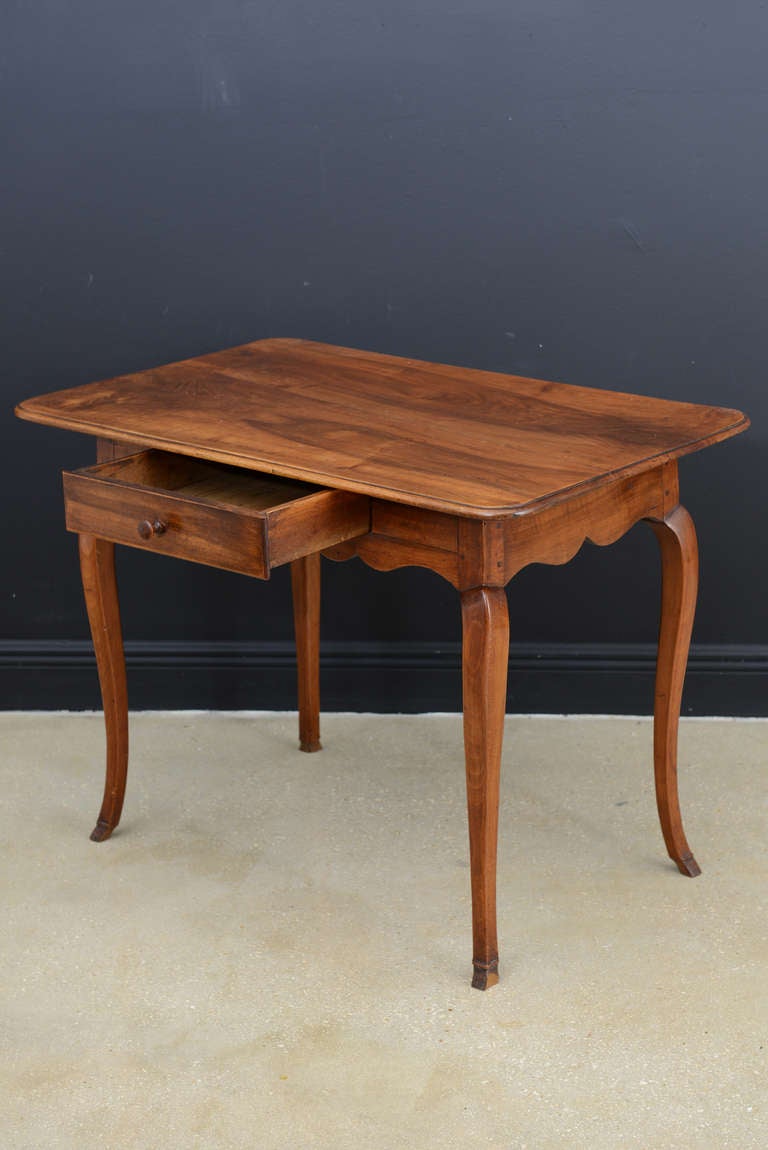 French Antique Provencal Walnut Writing Table c. 1790-1800 1
