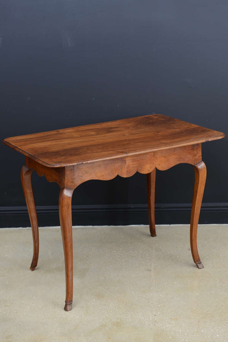 French Antique Provencal Walnut Writing Table c. 1790-1800 5