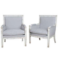 Pair of French Bergeres