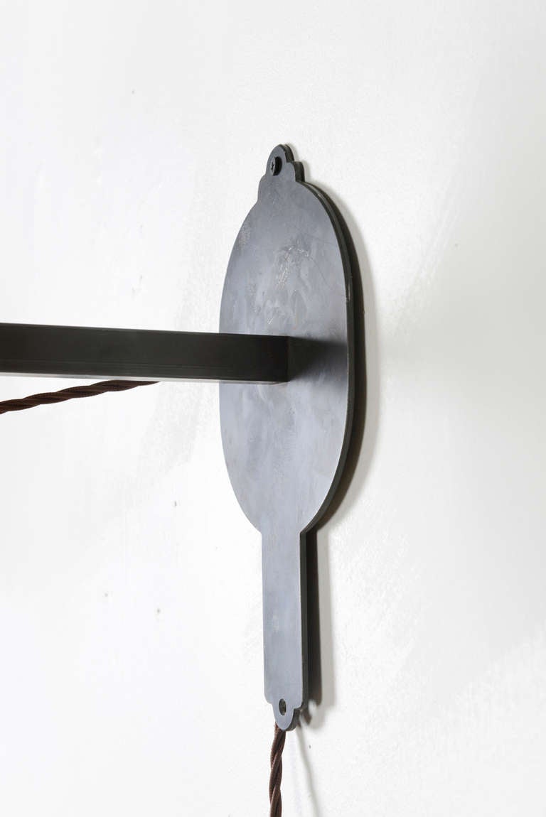 Italian Industrial Suspension Wall Sconce