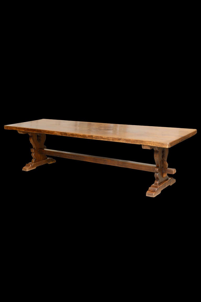 French Farm Trestle Table For Sale 5