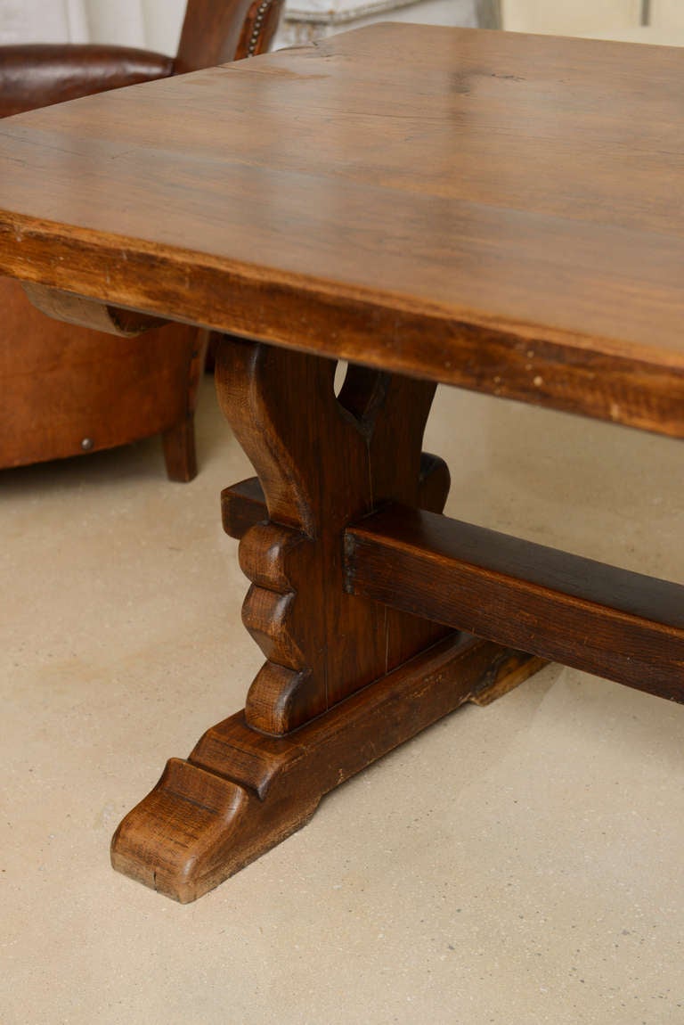 French Farm Trestle Table For Sale 2
