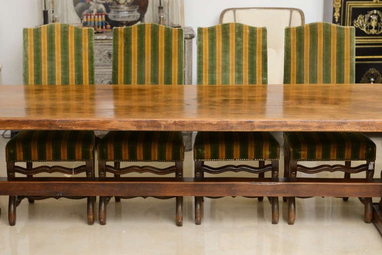 French Farm Trestle Table For Sale 4
