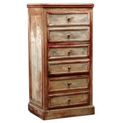 Rustic French Vintage Chest of Drawers