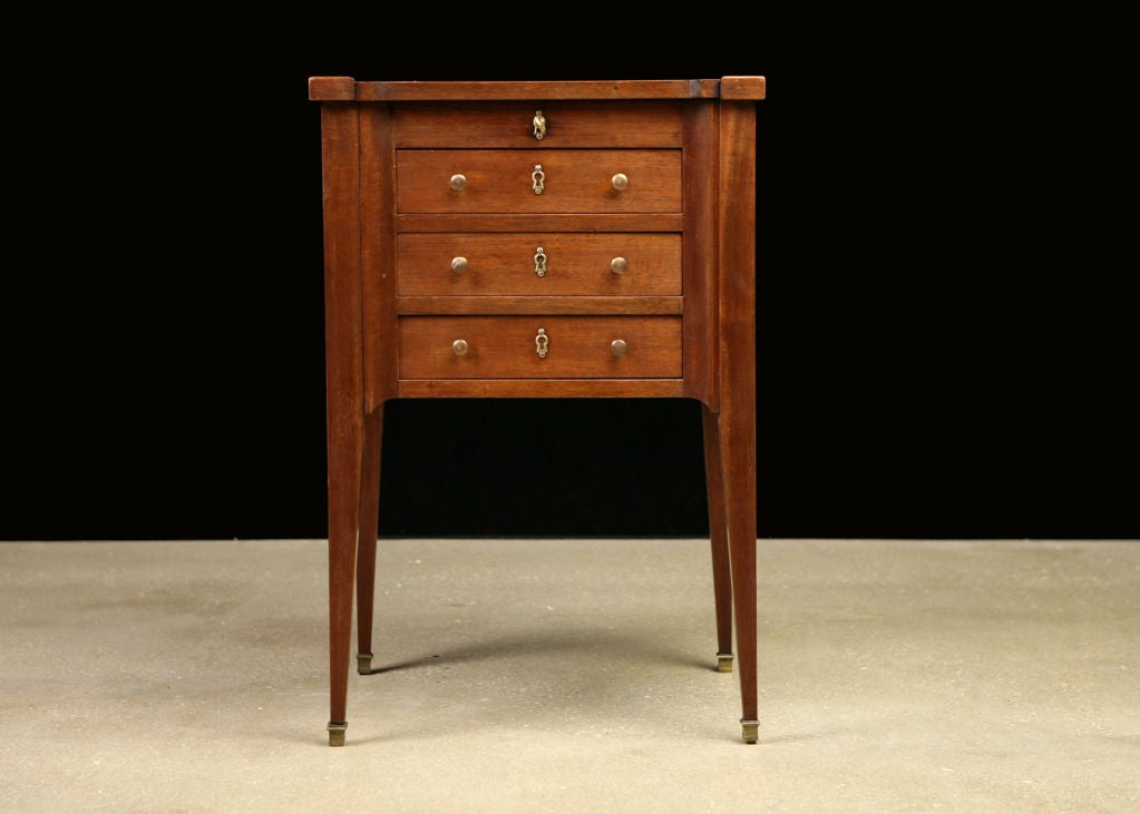 Pair of Nightstands with Hidden Drawers
