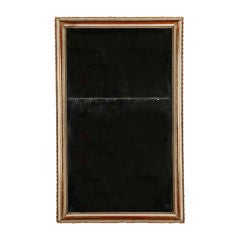 French Antique Louis Philippe Period Mirror with Scalloped Edge