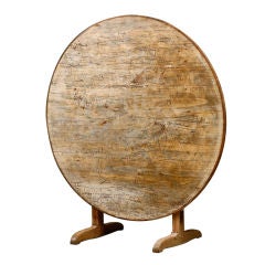 French Country Antique Vigneron Wine Tasting Table