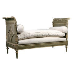 French Antique Painted Directoire style Daybed