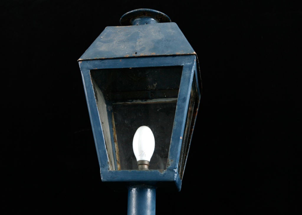 Group Of Four Vintage French Park Street Lamps 2