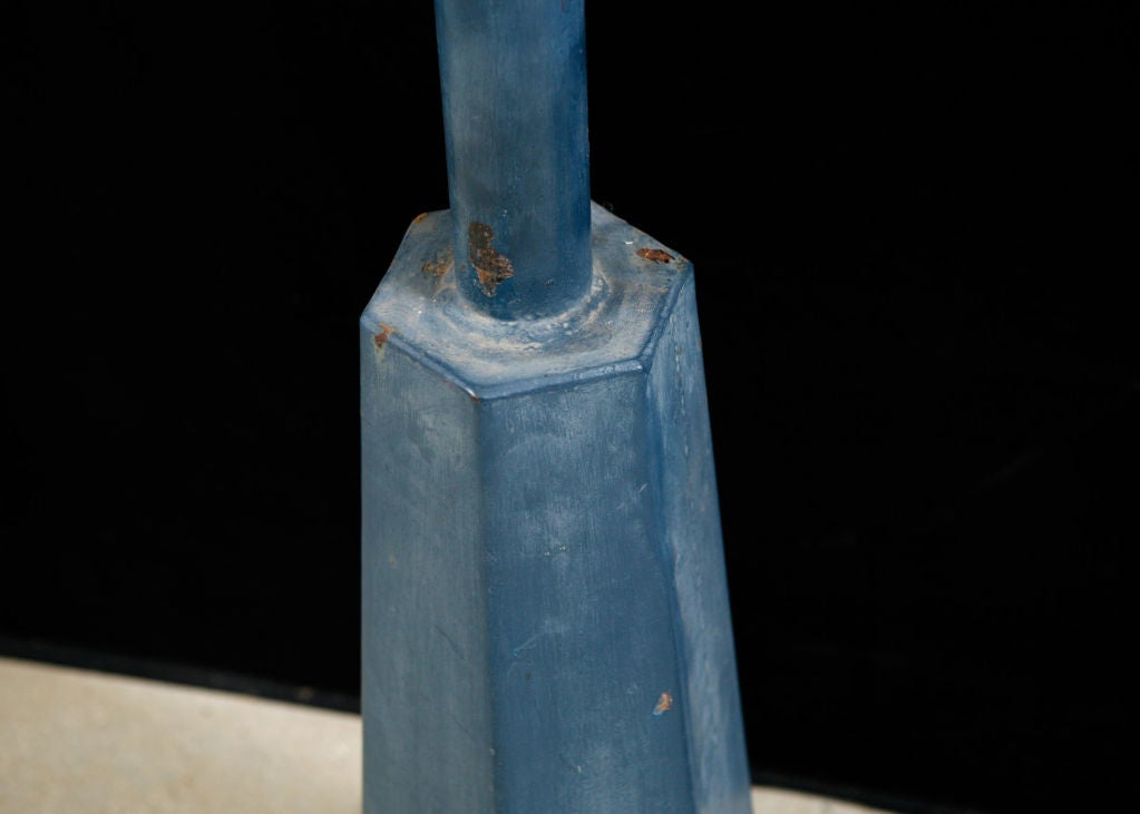 Group Of Four Vintage French Park Street Lamps 3