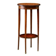 French Antique Marquetry Side Table