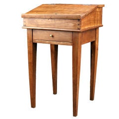 Country French Antique Fruitwood Writing Desk