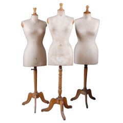 Collection of French Used Mannequins or Dress Forms