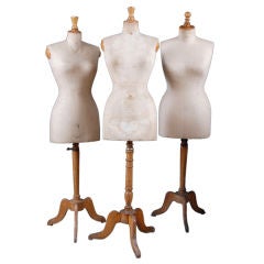 Collection of French Vintage Mannequins or Dress Forms