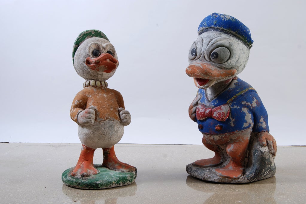 Whimsical French Vintage Garden Donald Duck 4