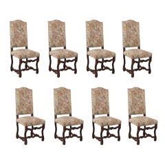 Set Of 8 Os De Mouton French Dining Chairs
