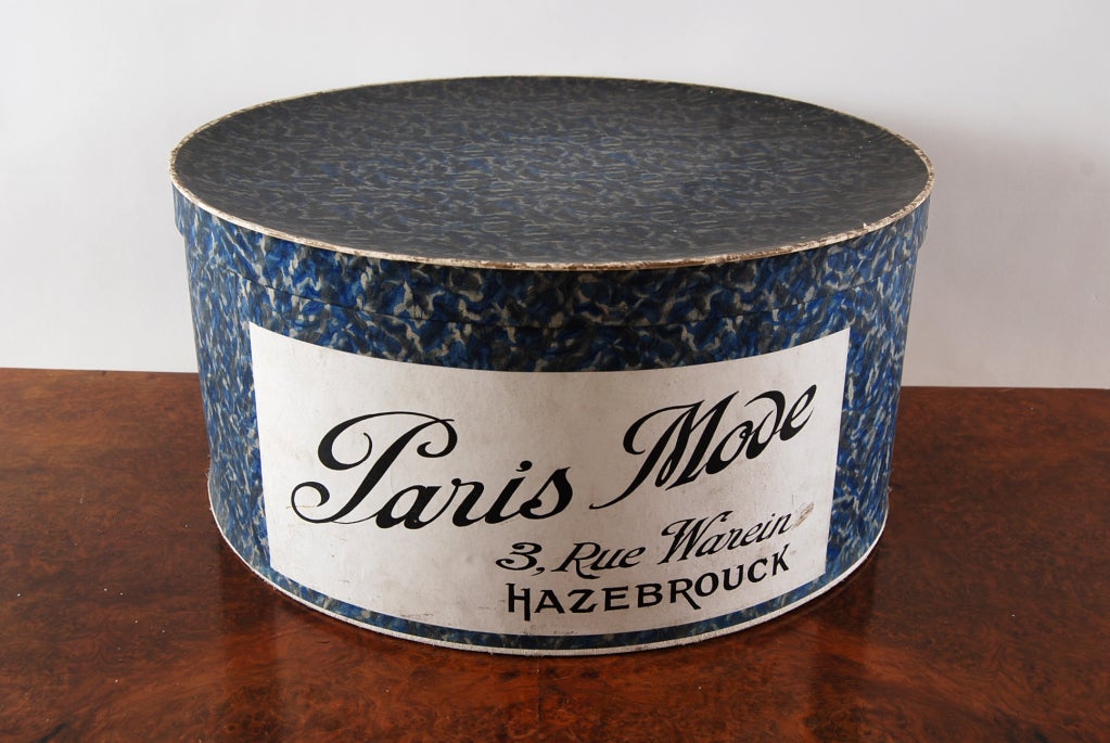 19th Century Collection of Three French/Belgian Hat Boxes