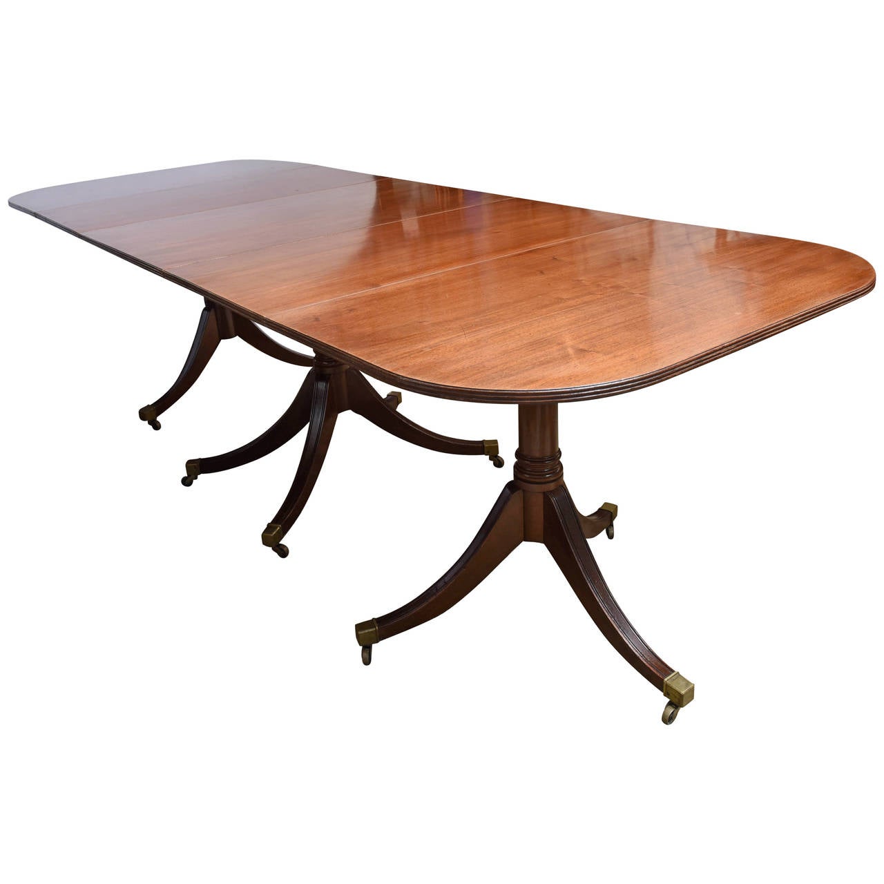 English Dining Table in Regency Style at 1stdibs