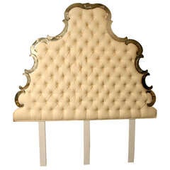 Venetian Style Bed Mirrored & Tufted" King & Queen size"