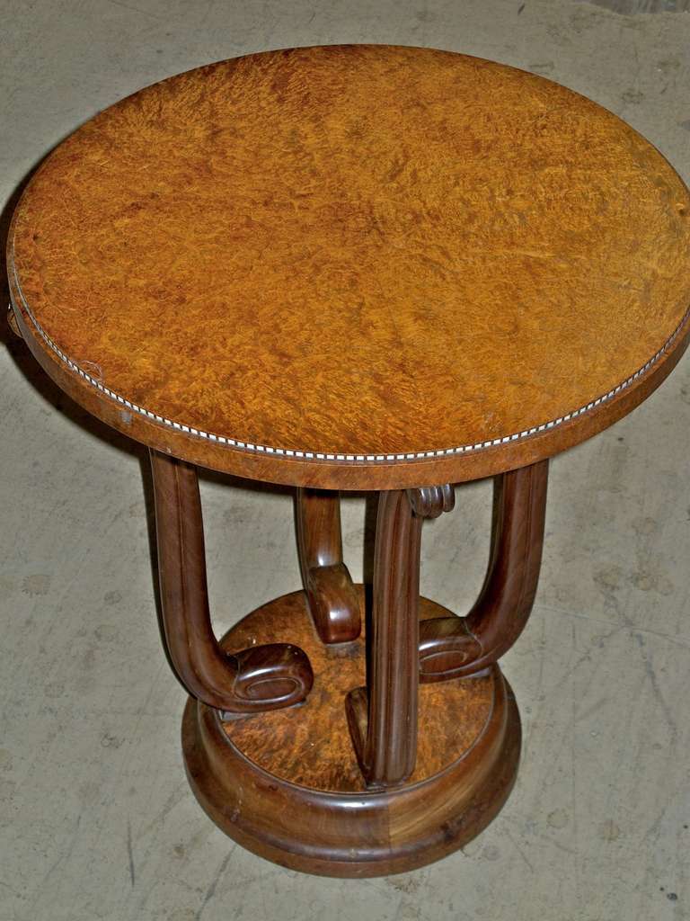 French Paul Follot Side Table