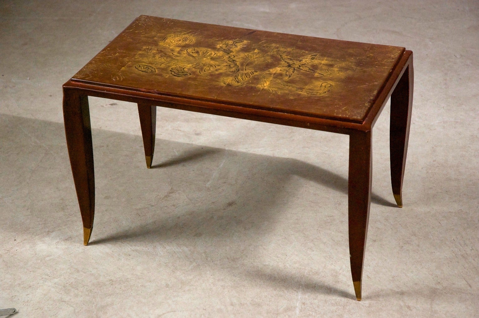 Jean Pascaud Small Lacquered Side or Coffee Table