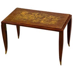 Jean Pascaud Small Lacquered Side or Coffee Table