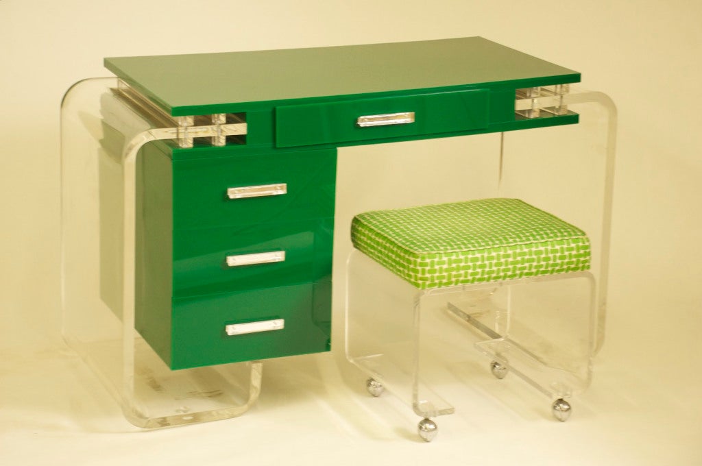 acrylic floating desk