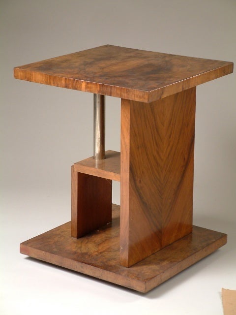 French Modernist Side Table In Good Condition For Sale In Philadelphia, PA