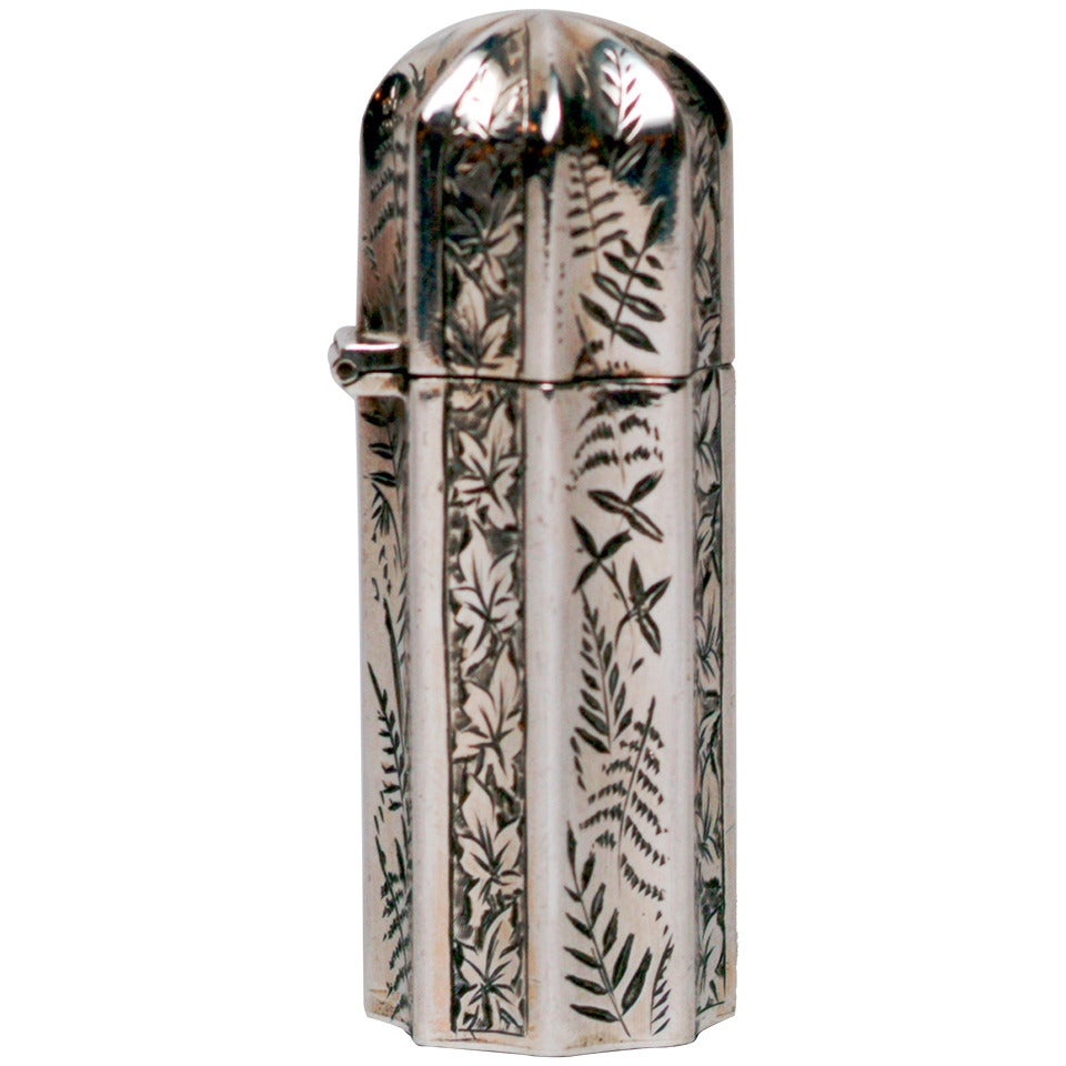 Silver Perfume Bottle