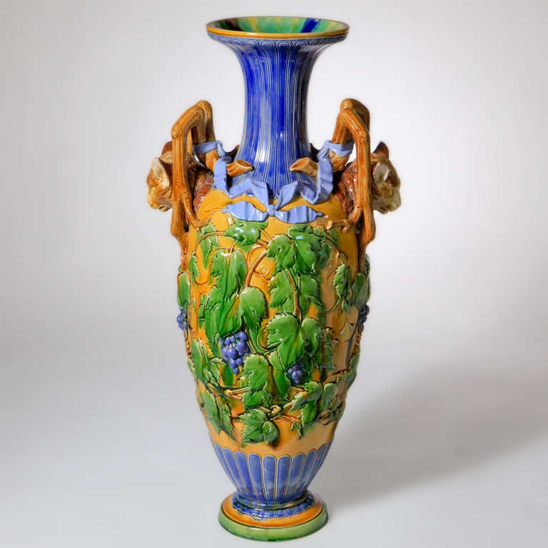 Magnificent 19th century English Minton Majolica 