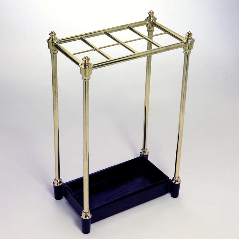 English Brass Umbrella Stand