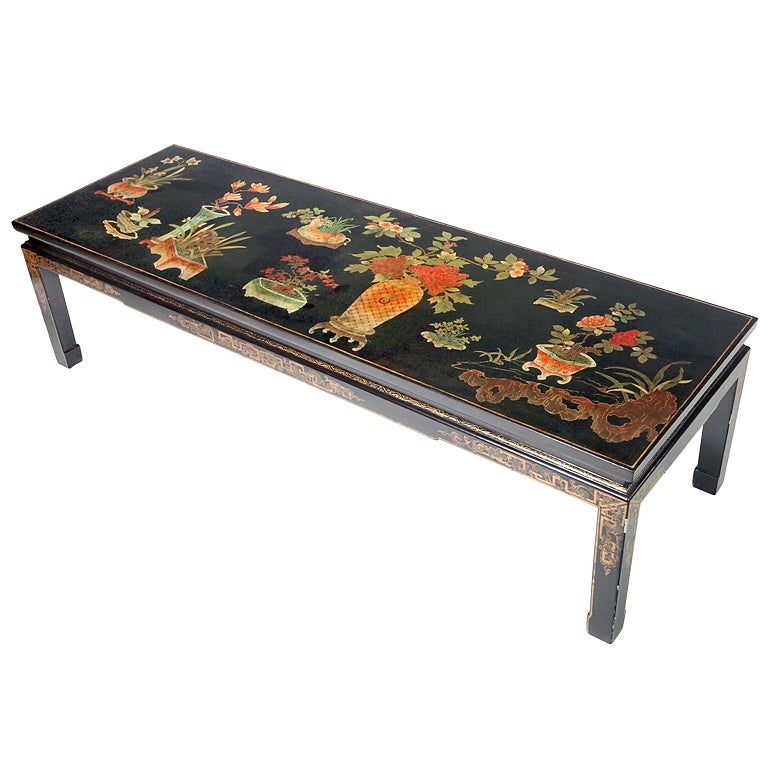 Chinese Lacquered Coffee Table For Sale At 1stdibs