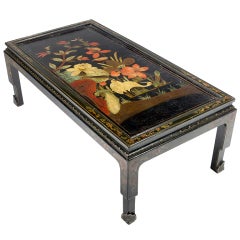 Chinese Lacquered Coffee Table 10