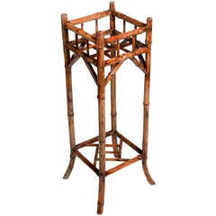 Antique English Bamboo Stick Stand