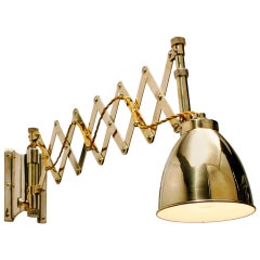 Brass Chart Room Lamp