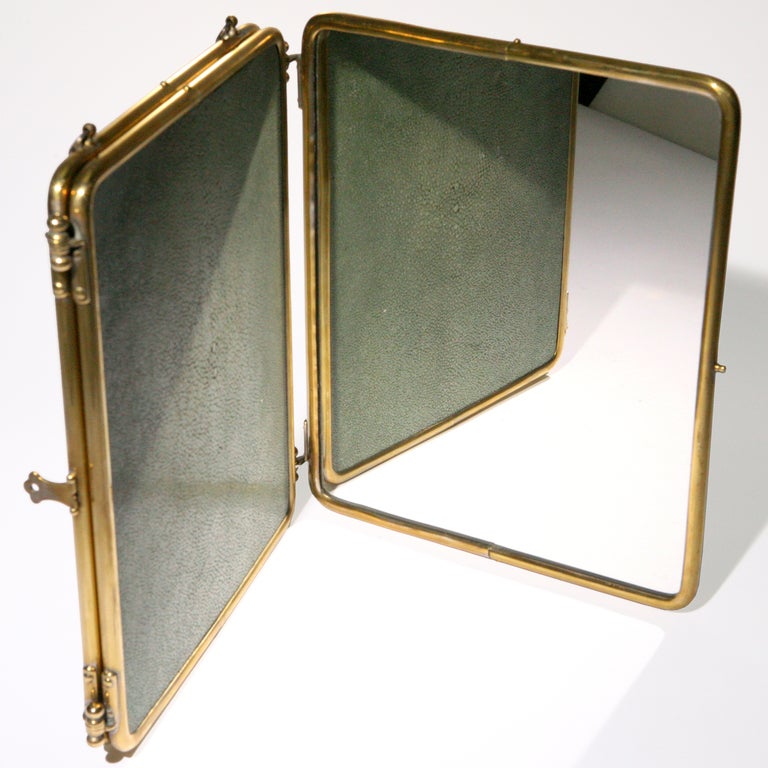 19th Century Shagreen Vanity Mirror