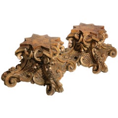 Carved Wood Bases 5