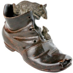 Antique Terra Cotta Shoe