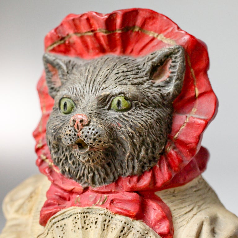 Ceramic Cat Figure
