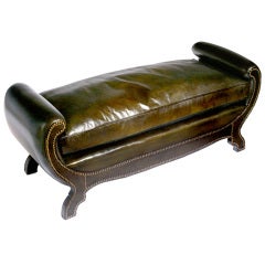 Vintage Rolled Arm Bench