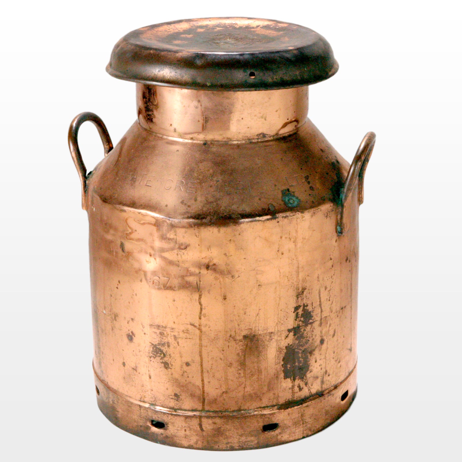 Copper Milk Can
