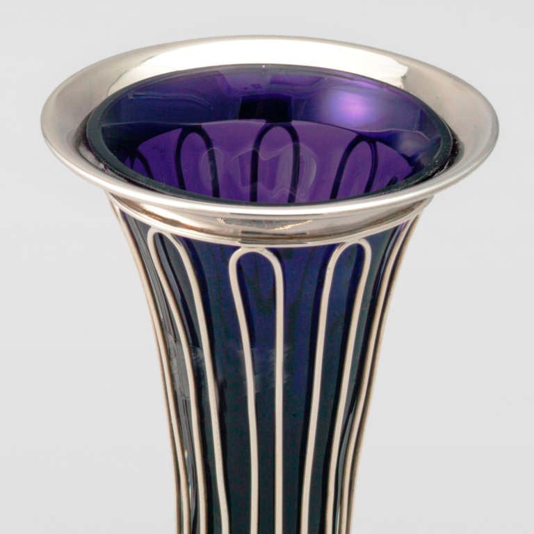 Antique Silver Vase For Sale at 1stdibs