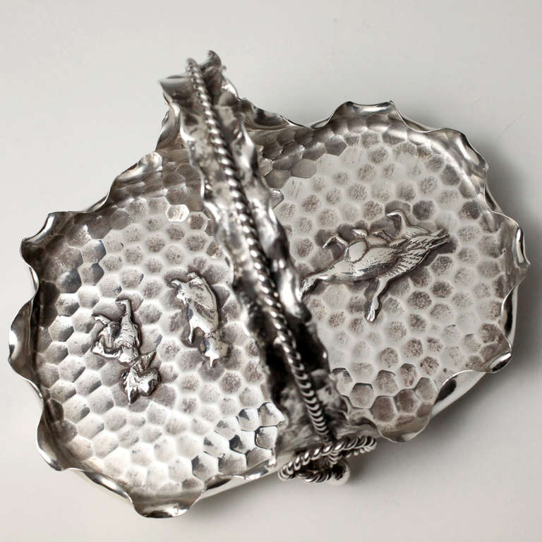 silver plated basket