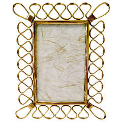 Antique Brass Picture Frame