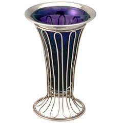 Antique Silver Vase 3