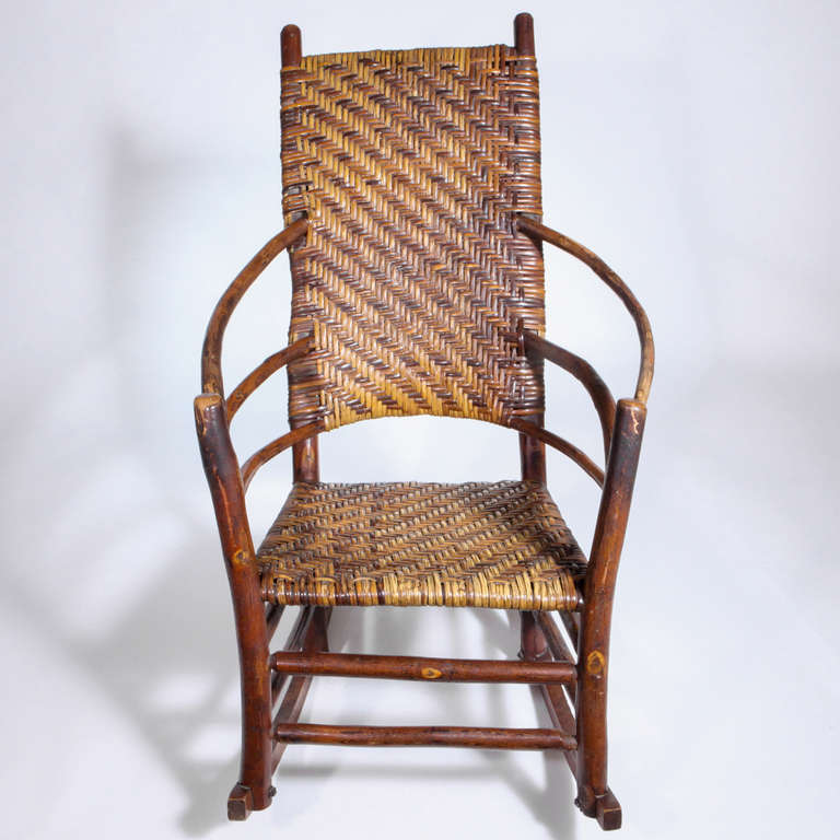 20th Century Adirondack Rocking Chair
