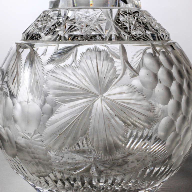Crystal Decanter In Excellent Condition In New York, NY