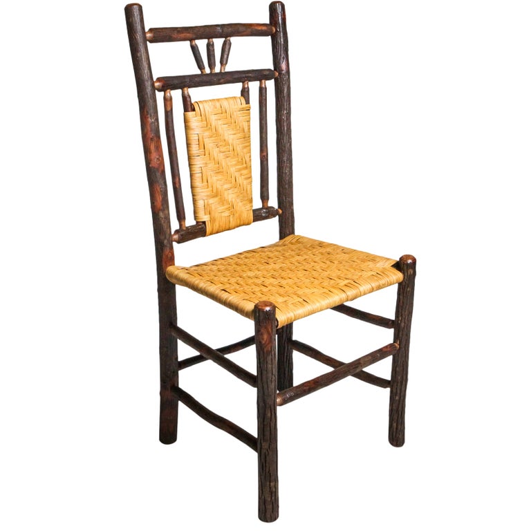 Adirondack Woven Seat Chair at 1stDibs