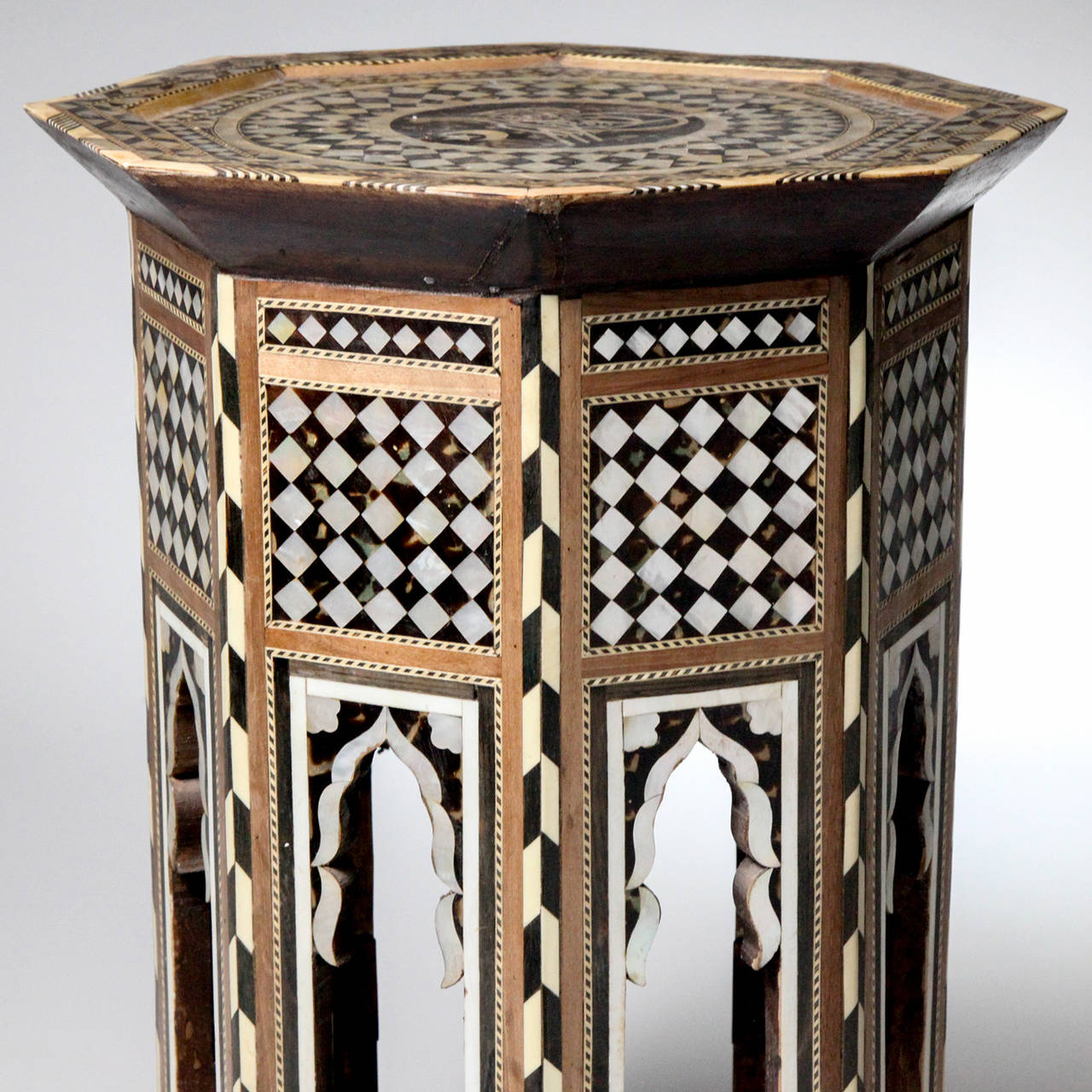 Islamic Syrian Inlaid Table